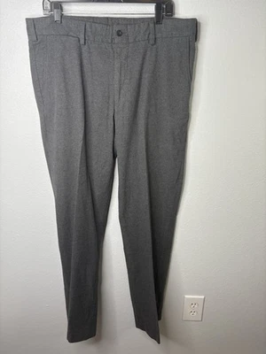 Bills Khakis Straight Fit Grey Dress Pants 36x32 - Image 1 of 4