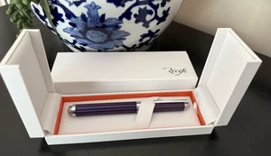 Recife Iron Age Waldorf Rollerball Pen Purple NWOT Paris - Picture 1 of 4