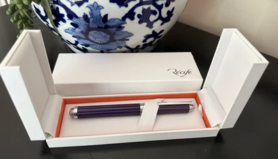 Bolígrafo Waldorf Recife Iron Age púrpura nuevo sin etiquetas París Foto 1 de 4