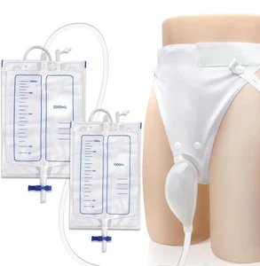External Catheter for Men, Urine Collection Bag for Elderly Men Male Age 80, ... - Picture 1 of 6