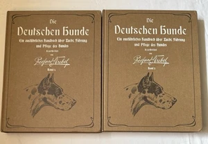 Die Deutschen Hunde The German Dog Breeding, Training & Care Vol 1 & 2 Strebel - Picture 1 of 17