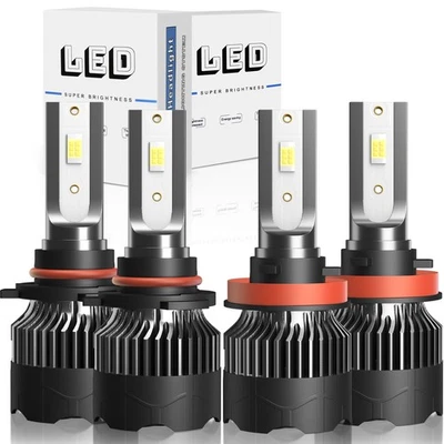 For Mazda 3 Sport Hatchback 4-Door 2010-2016 4x LED Headlight High Low Beam Bulb - Image 1 of 4