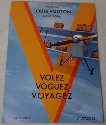 Louis Vuitton New York Exhibition 2017 2018 Volez Voguez Voyagez Paperback Book - Image 1 of 4