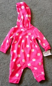 Child Of Mine Made By Carter's Neu Mit Etikett 0-3 Monate Rosa mit Katzen-Design - Bild 1 von 7