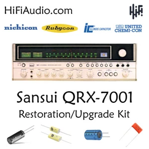 Sansui QRX-7001 rebuild restoration recap upgrade kit repair filter capacitor - Picture 1 of 10