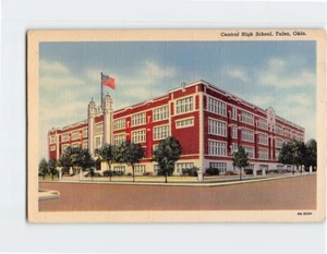 Postcard Central High School Tulsa Oklahoma USA - Picture 1 of 2