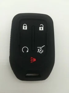 Cubierta de llave con revestimiento de llavero negro para GMC Acadia Terrain 2017-2020 Denali HYQ1EA 13508275 - Imagen 1 de 5