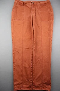 Pantalones ajustados para mujer Maurices costura delantera altura media elásticos naranja talla 12 (33x27) - Imagen 1 de 7