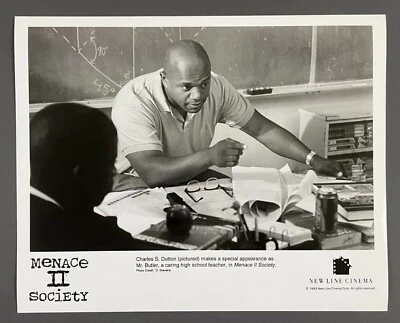 Película Amenace II Society 1993 reimpresión foto promocional Charles Dutton Mr Butler Foto 1 de 3