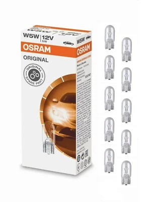 10x W5W Standlicht T10 5W Glassockel Osram Birne Original Lampen 2825 12V - Bild 1 von 3
