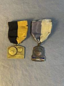 2 Vintage 1935 & 1941 Swimming medals Baltimore Maryland 2.5” - Picture 1 of 12