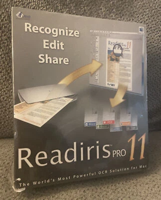 IRIS Readiris Pro 11, OCR Document to Text Recognition, Mac, Macintosh OS - Image 1 of 3