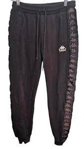 Kappa Men's Black Athletic Joggers with Logo Size Small - Picture 1 of 9