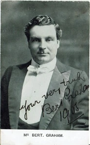 Mr Bert Graham hand signed photograph 5 x 3 inches - Bild 1 von 2