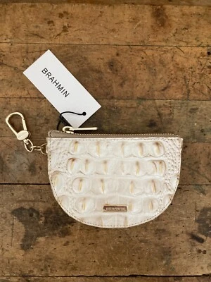 Cartera de monedas de cuero Brahmin Britt Contour Melbourne---NUEVA CON ETIQUETAS Foto 1 de 2