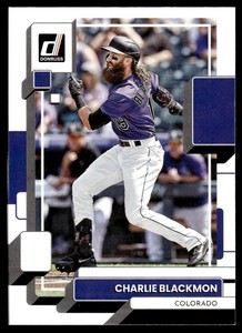 2022 Donruss Base #98 Charlie Blackmon Colorado Rockies