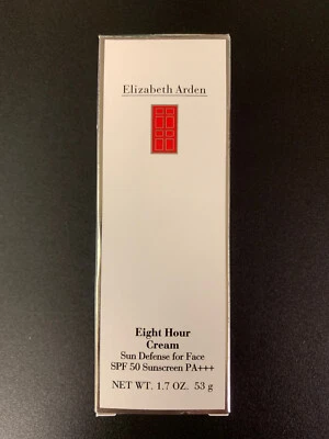 Elizabeth Arden 八小时面霜 防晒霜 适用于面部 Spf 50 防晒霜 全新 带盒 — 第 1/4 张图片