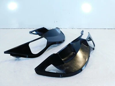 2008 08 Victory Vision Left/Right Black Hand Rail & Saddlebag Cover Fairing Trim - Imagem 1 de 4