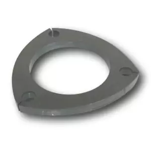 EXHAUST FLANGE PLATE 2 1/2" 3 BOLT MILD STEEL 78bc - Picture 1 of 3
