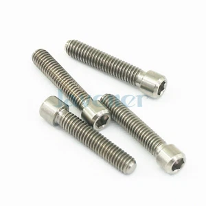 4PCS M4x20mm Ti GR5 Tornillos de pernos de titanio para el desviador de la bicicleta - Imagen 1 de 4