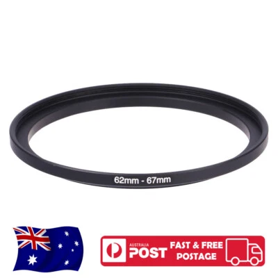 62-67 mm 62mm to 67mm 62mm-67mm Metal Step-Up Stepping Up Ring Filter Adapter - image 1 of 3