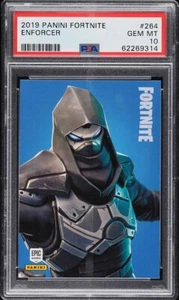 2019 Panini Fortnite Series 1 #264 Enforcer PSA 10 - Picture 1 of 2