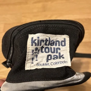 kirtland tour pak bike Travel Accessory Bag Zipper Boulder, Colorado Vintage USA - Picture 1 of 14