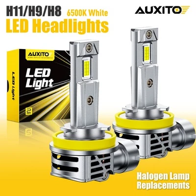 33000LM H11 LED Headlight Bulb Low Beam Conversion 200W Kit White 6500K Bright A - Image 1 of 4