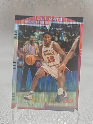 Tarjeta de aluminio 1999-2000 Upper Deck Ultimate Victory Rookies Ron Artest #135 Foto 1 de 2