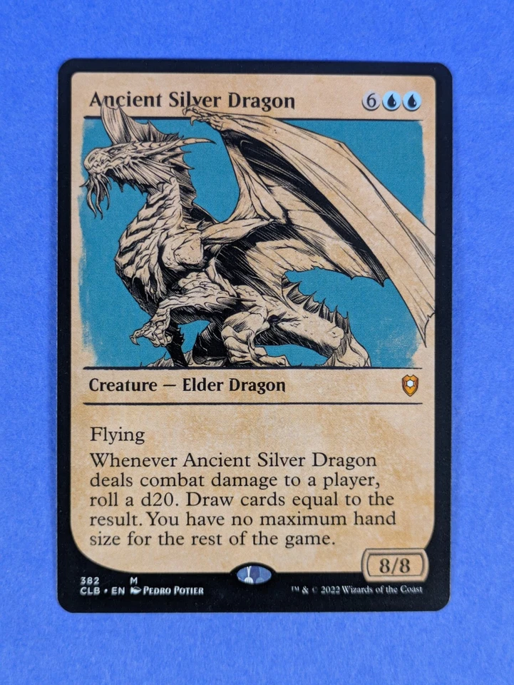 MTG Magic: Commander Legends: Ancient Silver Dragon #382 Mythic - NM - Image 1 of 2