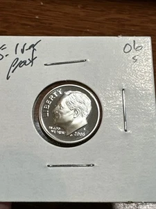 2006-S Silver Proof Roosevelt Dime Free Shipping - Picture 1 of 2