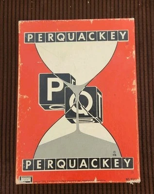 VTG Perquackey Word Game 1956 Hollingsworth Bros. Lakeside Toys  - Image 1 of 2
