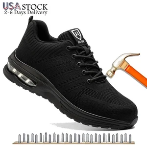 Soft Anti Shock Anti-Drop Sicherheitsschuhe Arbeit Sneaker Herren Stahlkappe Arbeitsschuhe - Bild 1 von 29