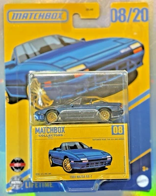Matchbox 1988 Mazda RX7 8/20 Collectors 2025 1:64 Modellauto Spielzeug Cabriolet - Bild 1 von 4
