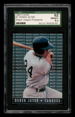 1995 Fleer Major League Prospects: No7 Дерек Джетер SGC 8.5 NM/MT+ - Изображение 1 из 3