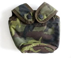 CZECH ARMY original Vz95 camo canteen cover used - Picture 1 of 7