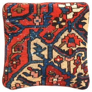 Pasargad Vintage Hand Knotted Farahan Rug Pillow 20' - Picture 1 of 2