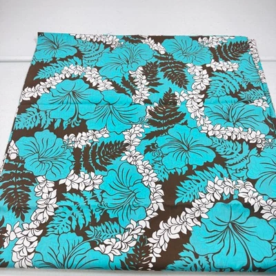 tela acolchado algodón verde tropical floral 45x92 2,5 yardas Foto 1 de 4