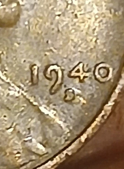 ¡¡Error raro!! Centavo Lincoln 1940 S sobre D... y L en la llanta... Foto 1 de 4