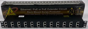 PROTECTEUR DE SURTENSION DITEK DTK-RM12NETS MONTAGE EN RACK 10 GBE 12 CANAUX ETHERNET POE - Photo 1/5