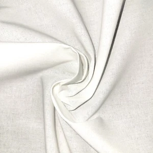 10 Yds Bleached White 100% Cotton Lining 57" Wide - Picture 1 of 2