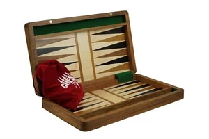 Solid Sheesham Backgammon Set 10 Inch - Picture 1 of 11