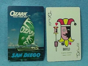 Cards OZARK Airlines - San Diego Jokers ONLY - bx2 - Picture 1 of 1