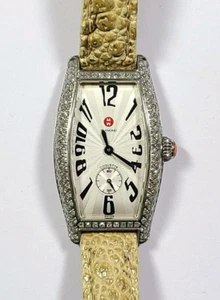 Michele Coquette Diamond MW08B01 Stainless Steel 26mm Watch - Picture 1 of 8