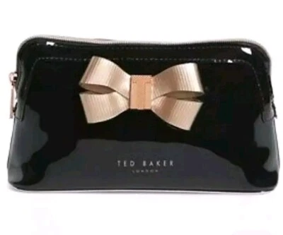 Ted Baker Womens 'Leslie' Patent Toiletries Bag NEW! - Image 1 of 4