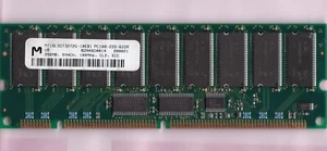 256MB Micron PC-100R PC100R MT18LSDT3272G-10EB1 SDRAM ECC RDIMM Memory Ram STICK - Picture 1 of 2