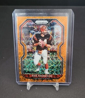 2020 PANINI PRIZM FOOTBALL ORANGE LAZER #55 Ken Anderson  Cincinnati Bengals - Image 1 of 2