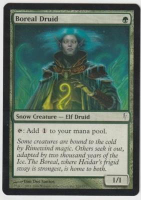 1x BOREAL DRUID - Coldsnap - NM MtG Magic The Gathering Green common  - Image 1 of 4