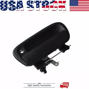 Para Toyota Tundra camioneta 2000-2006 mango de puerta trasera puerta levadiza negro pestillo ojo de cerradura - Imagen 1 de 12