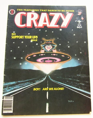 Crazy Magazine May 1978 #38 Humor 1970s UFO Issue Marvel a la MAD VG/Fine Grade - Image 1 of 2